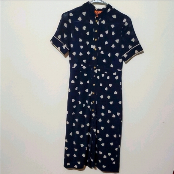 RARE- XS Tory Burch Knee LengthDress - Picture 9 of 9